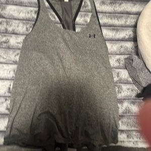 Grey Under Armor Athletic Top